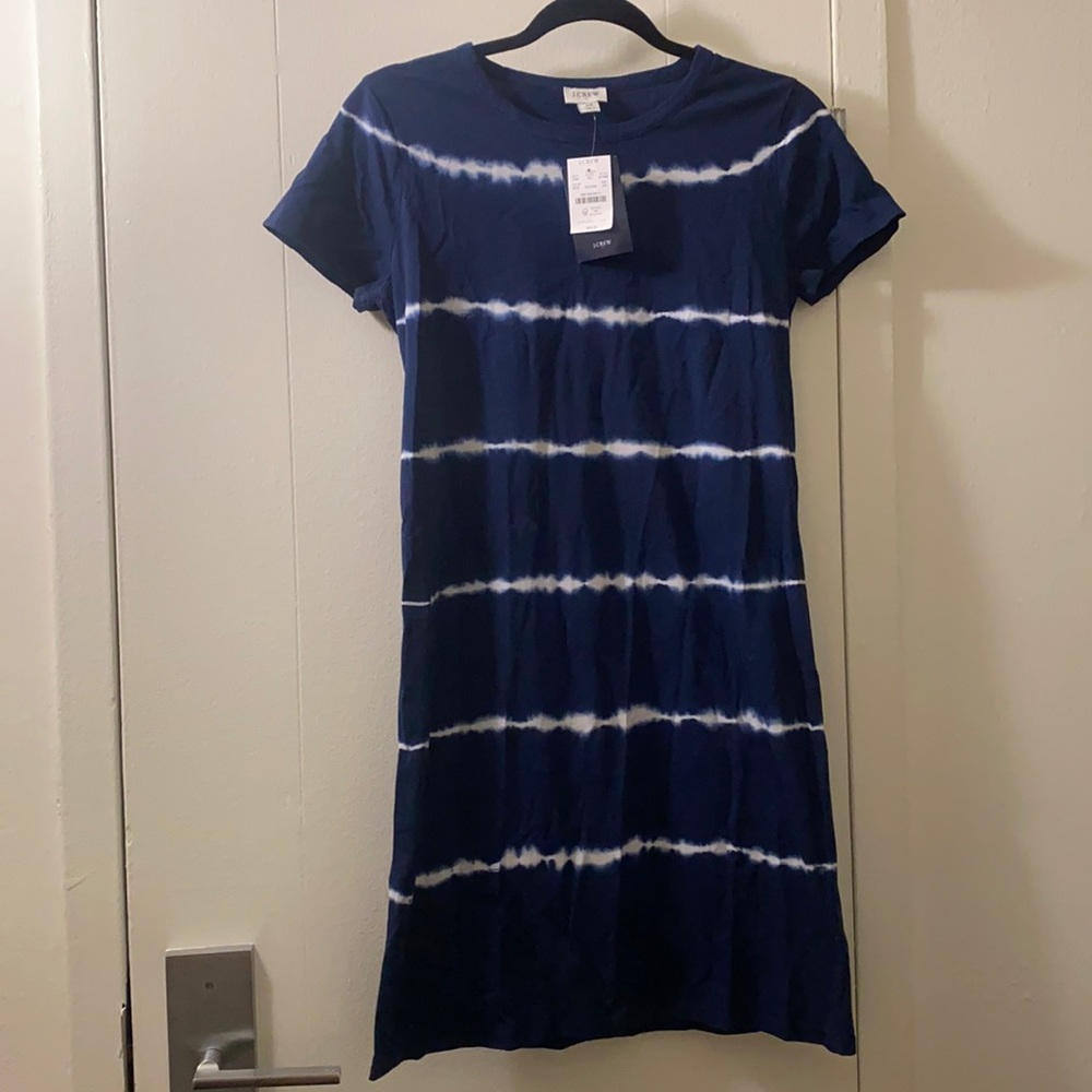 J.Crew tie dye t-shirt dress